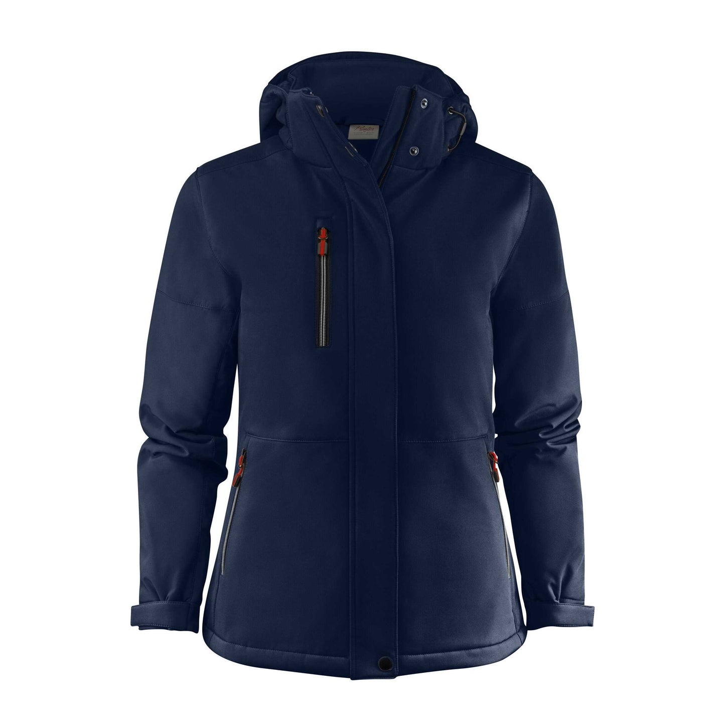 Dark Navy - Front - Printer Womens-Ladies Overlanding Soft Shell Jacket