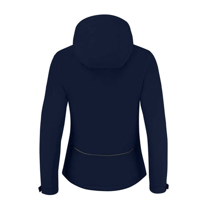 Dark Navy - Back - Printer Womens-Ladies Overlanding Soft Shell Jacket