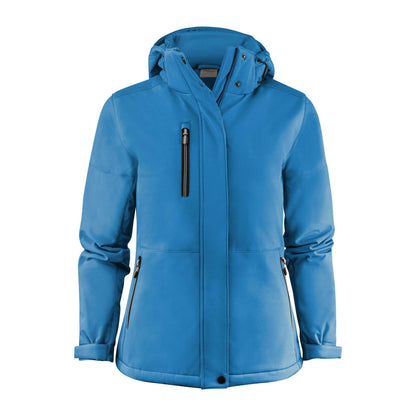 Ocean Blue - Front - Printer Womens-Ladies Overlanding Soft Shell Jacket