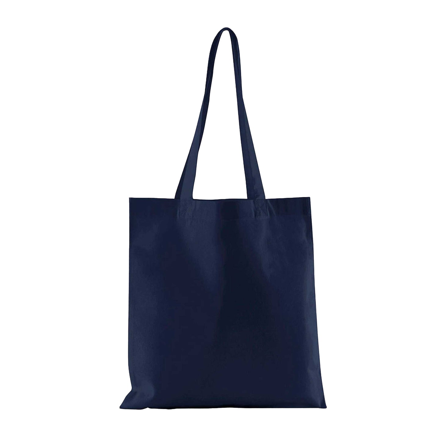 French Navy - Front - Westford Mill Bag For Life Organic Cotton Tote Bag