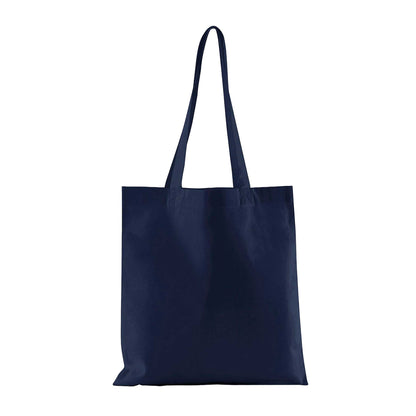 French Navy - Front - Westford Mill Bag For Life Organic Cotton Tote Bag