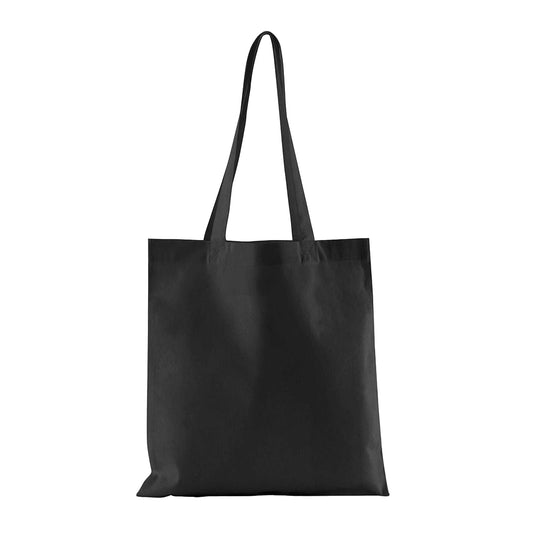 Black - Front - Westford Mill Bag For Life Organic Cotton Tote Bag