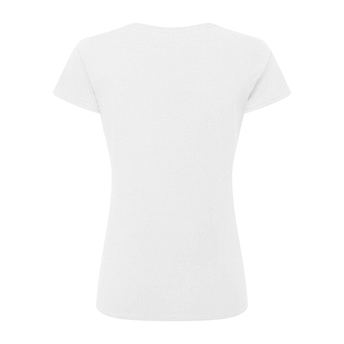 White - Back - Russell Womens-Ladies Authentic Classic T-Shirt