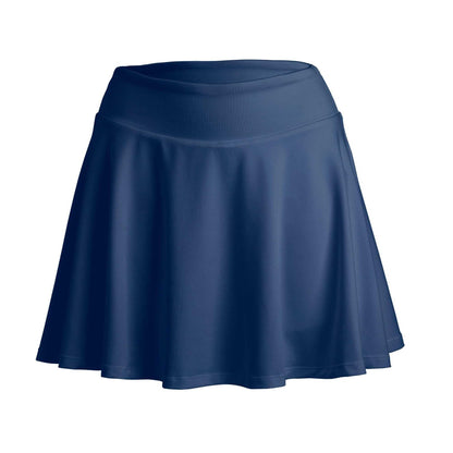 Navy - Front - Spiro Womens-Ladies Fitness Skort
