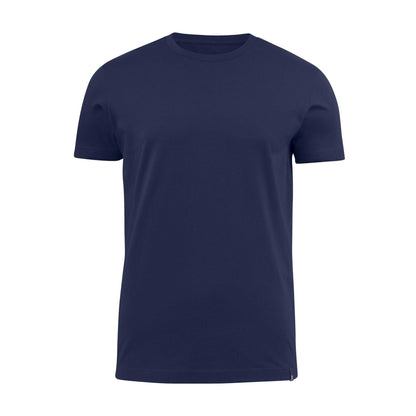 Navy - Front - James Harvest Unisex Adult American U T-Shirt