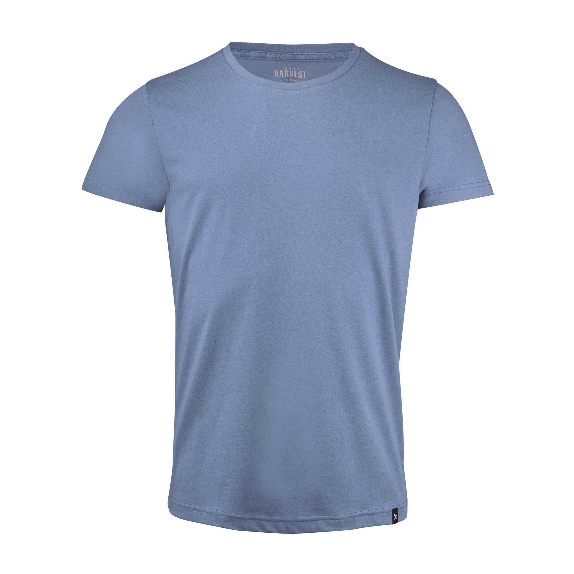 Summer Blue - Front - James Harvest Unisex Adult American U T-Shirt