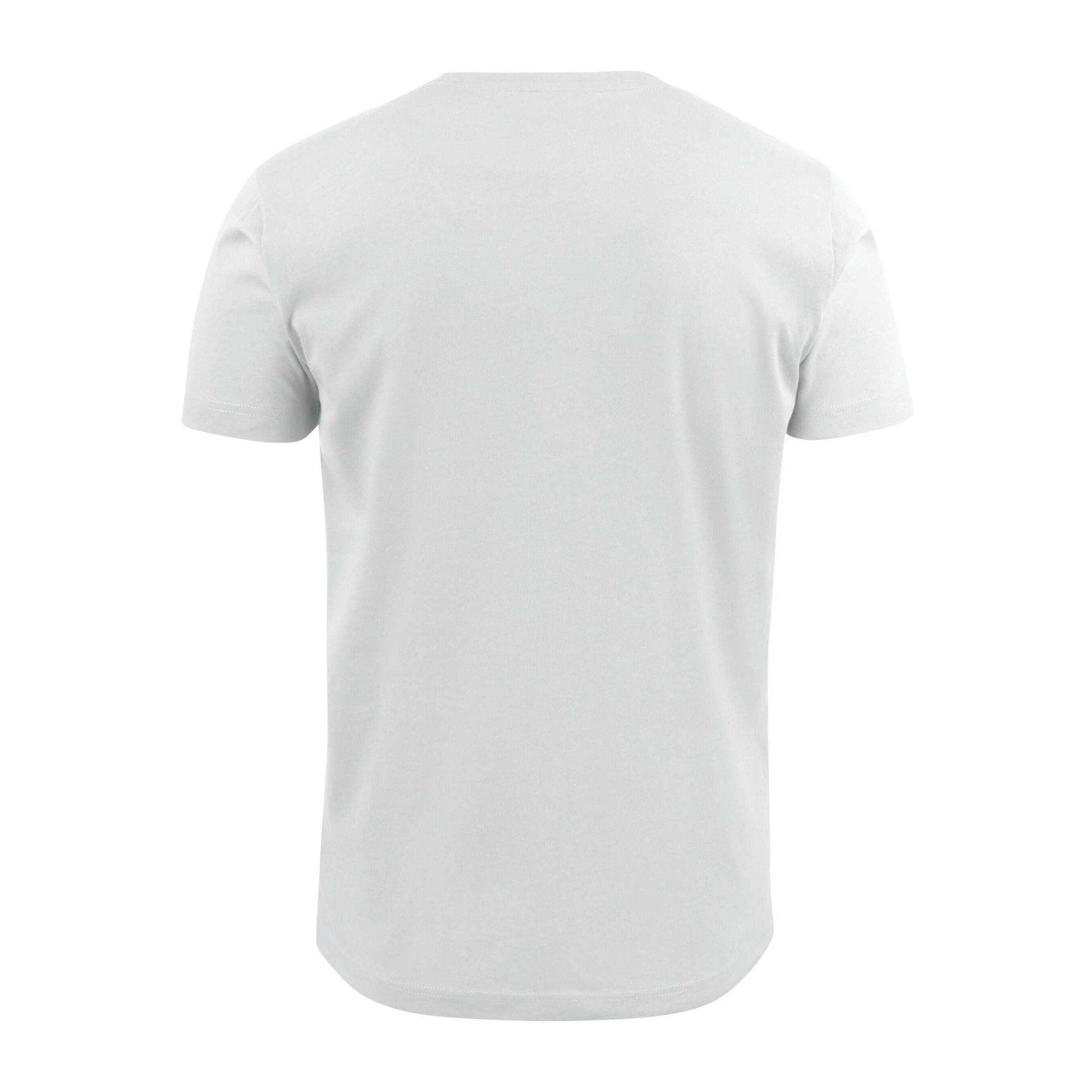 White - Back - James Harvest Unisex Adult American U T-Shirt