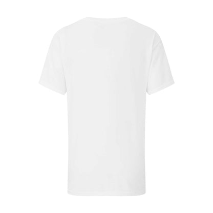 White - Back - Fruit of the Loom Childrens-Kids Iconic 195 T-Shirt