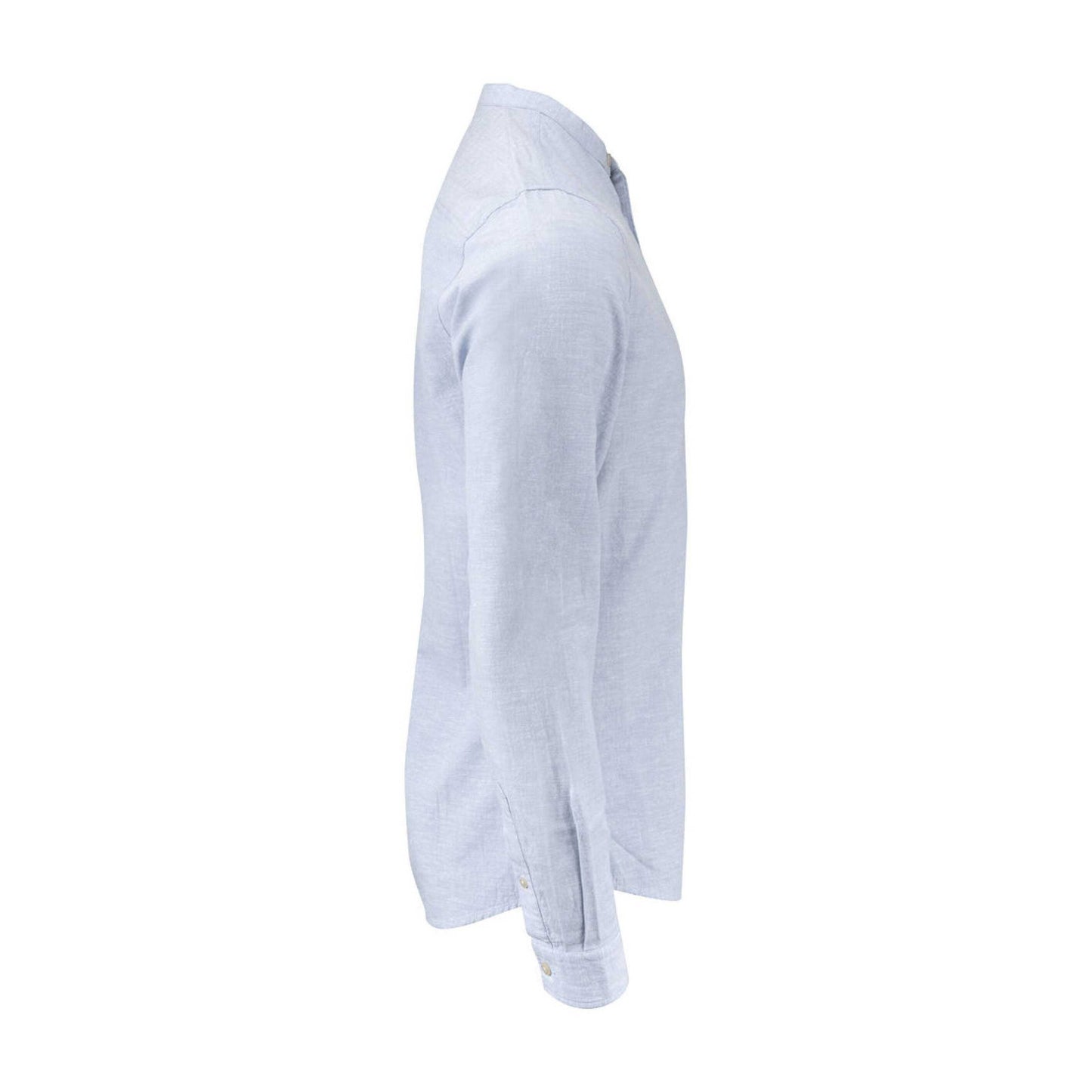 Light Blue - Lifestyle - James Harvest Mens Townsend Linen Blend Shirt