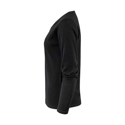 Black - Side - James Harvest Womens-Ladies Knitted Cardigan