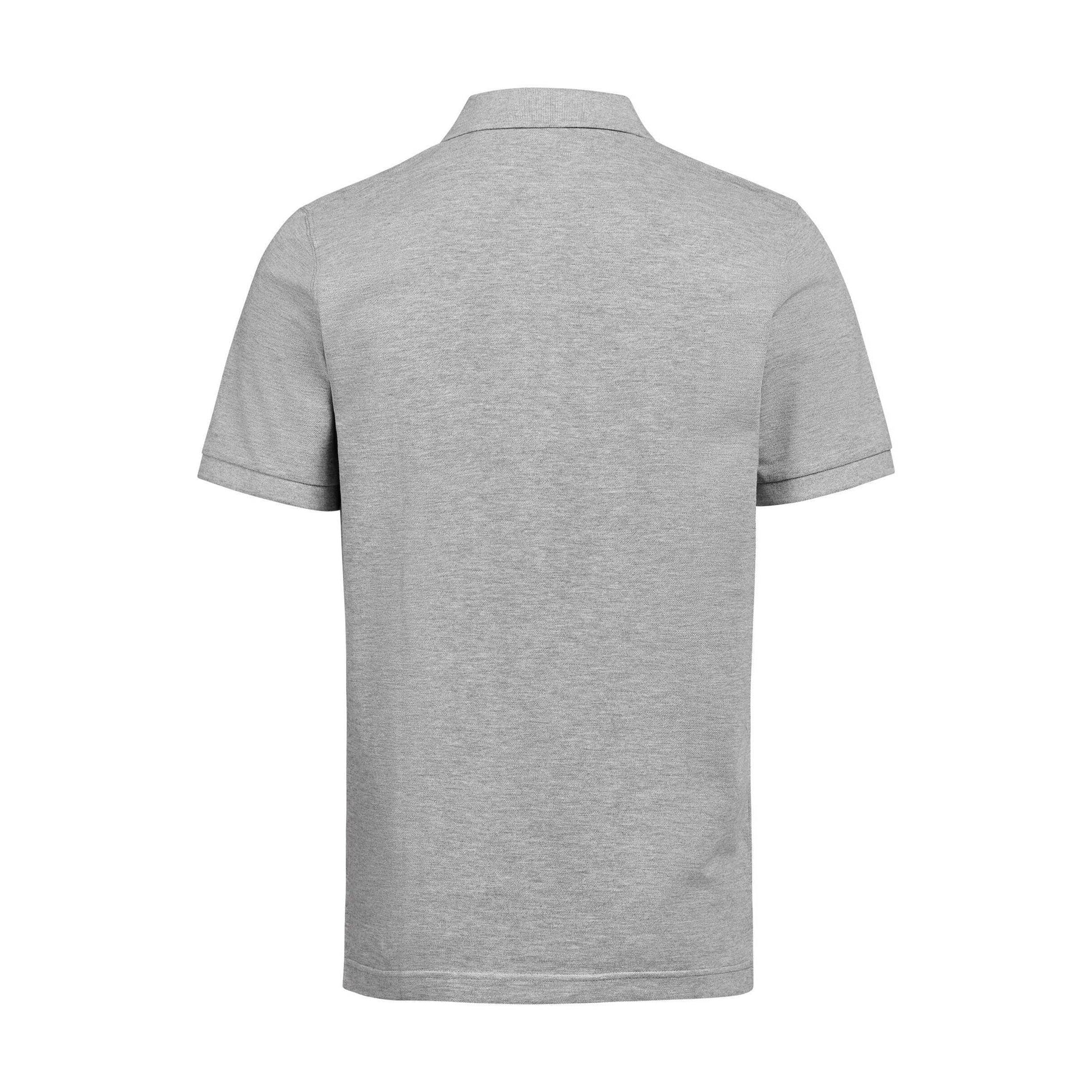 Grey Melange - Back - Untagged Movement Mens Regular Polo Shirt