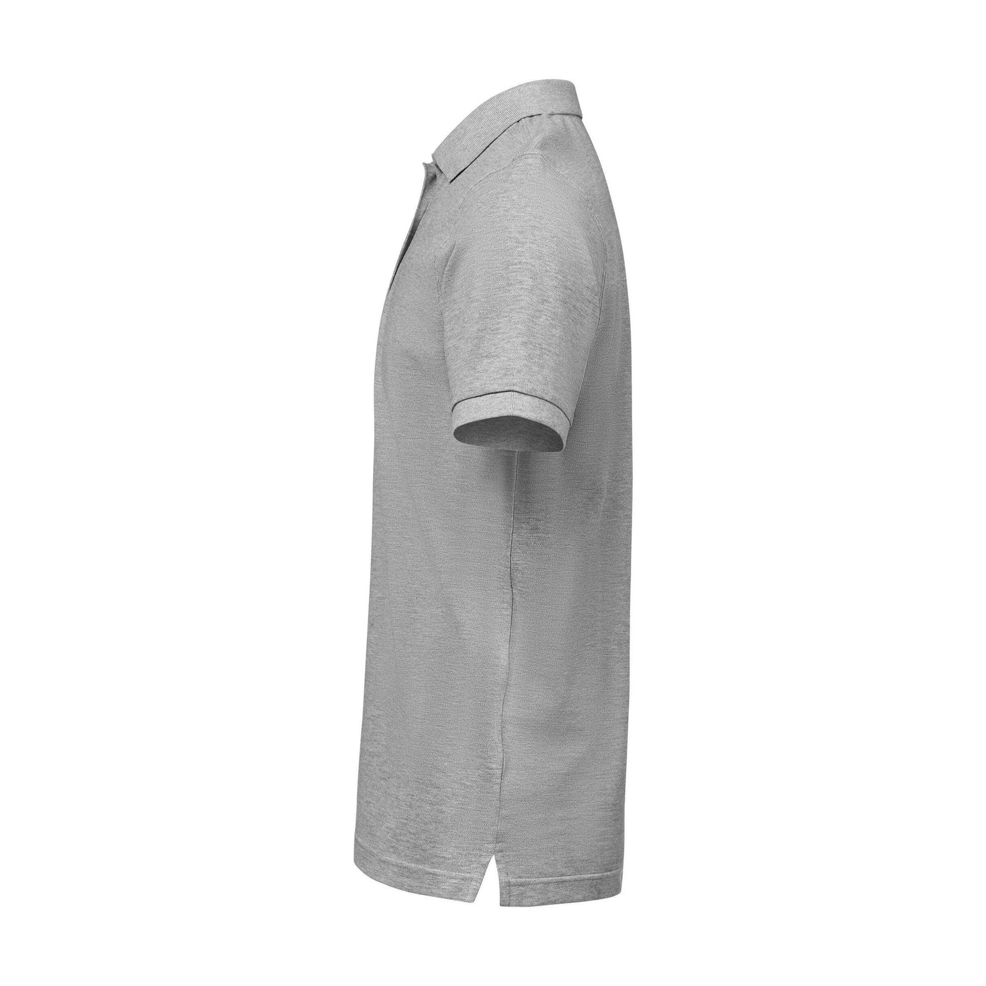 Grey Melange - Side - Untagged Movement Mens Regular Polo Shirt