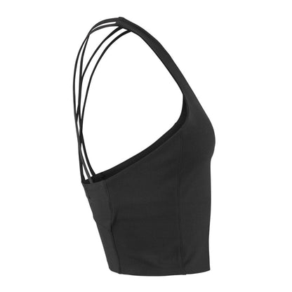Black - Side - Craft Womens-Ladies Collective Cropped Tank Top