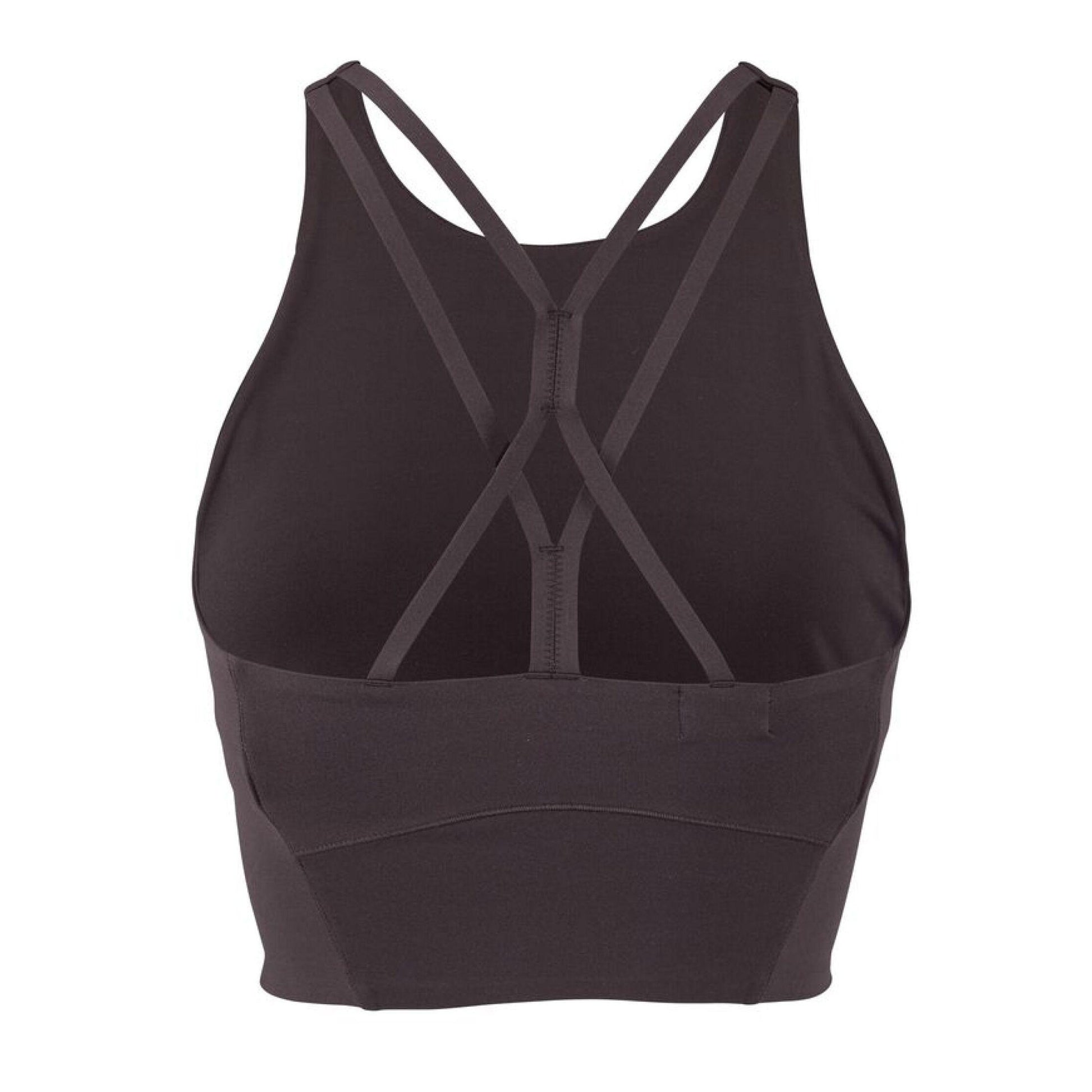 Dark Plum - Back - Craft Womens-Ladies Collective Cropped Tank Top