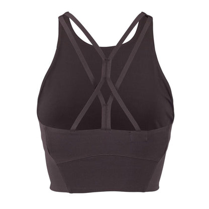 Dark Plum - Back - Craft Womens-Ladies Collective Cropped Tank Top