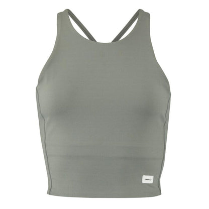Leaf - Front - Craft Womens-Ladies Collective Cropped Tank Top