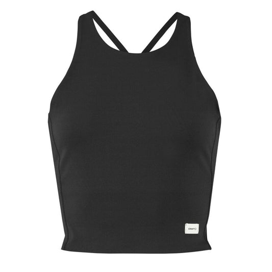 Black - Front - Craft Womens-Ladies Collective Cropped Tank Top
