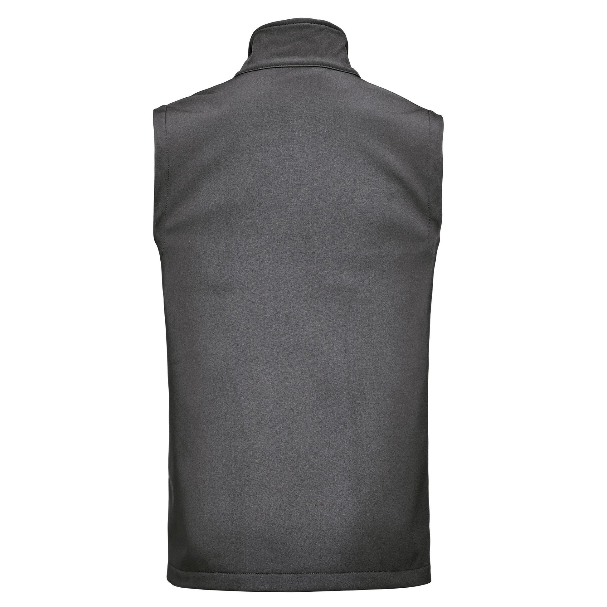Steel Grey - Back - James Harvest Mens Valley Gilet