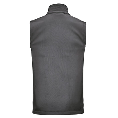 Steel Grey - Back - James Harvest Mens Valley Gilet