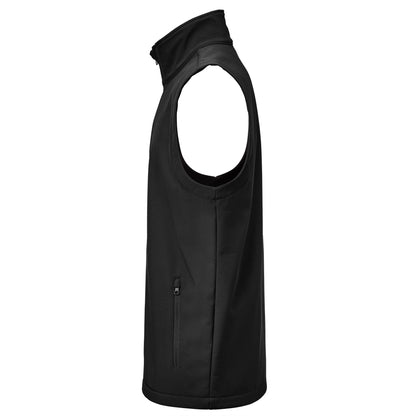 Black - Side - James Harvest Mens Valley Gilet