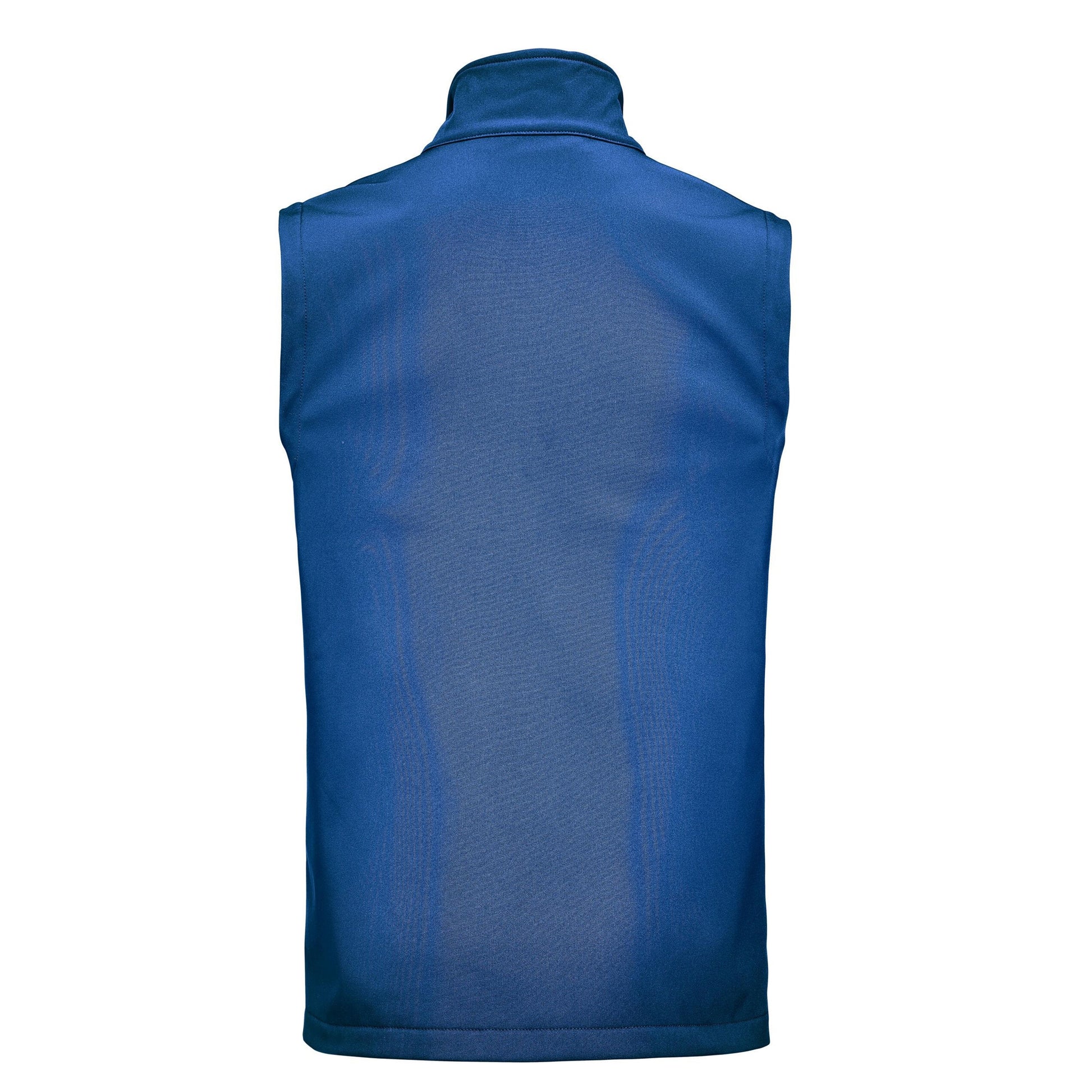 Blue - Back - James Harvest Mens Valley Gilet