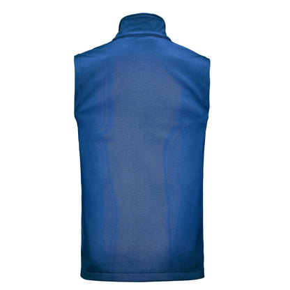 Blue - Back - James Harvest Mens Valley Gilet