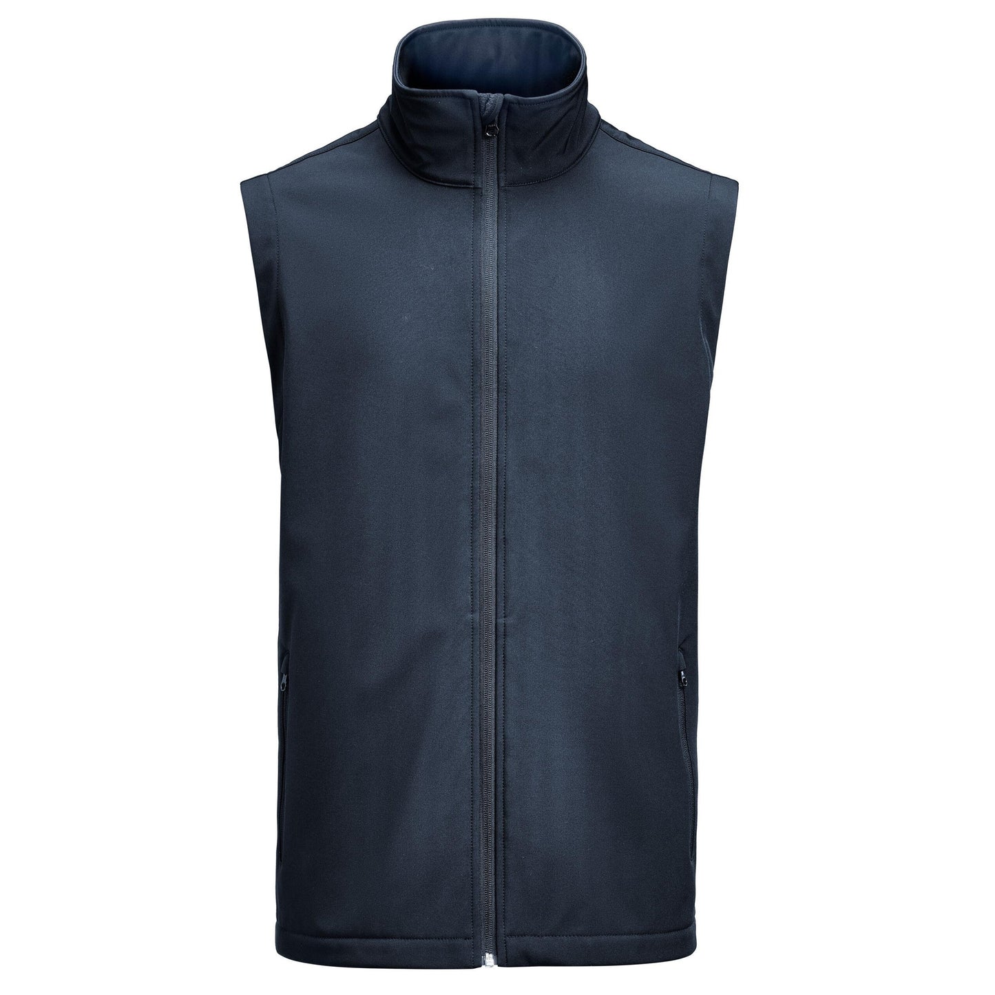 Navy - Front - James Harvest Mens Valley Gilet