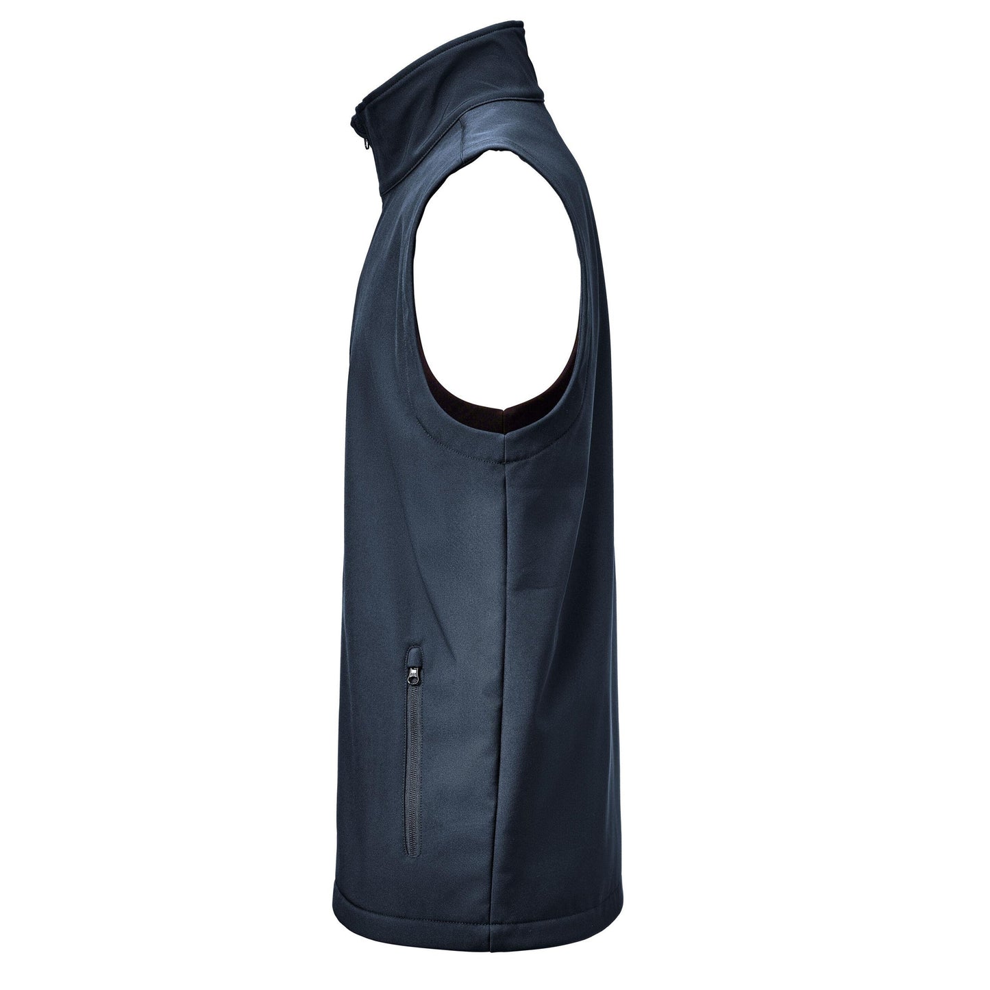 Navy - Back - James Harvest Mens Valley Gilet