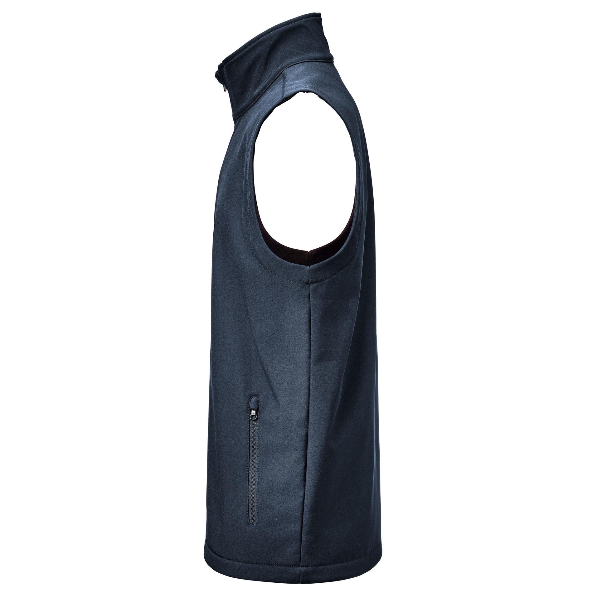 Navy - Back - James Harvest Mens Valley Gilet