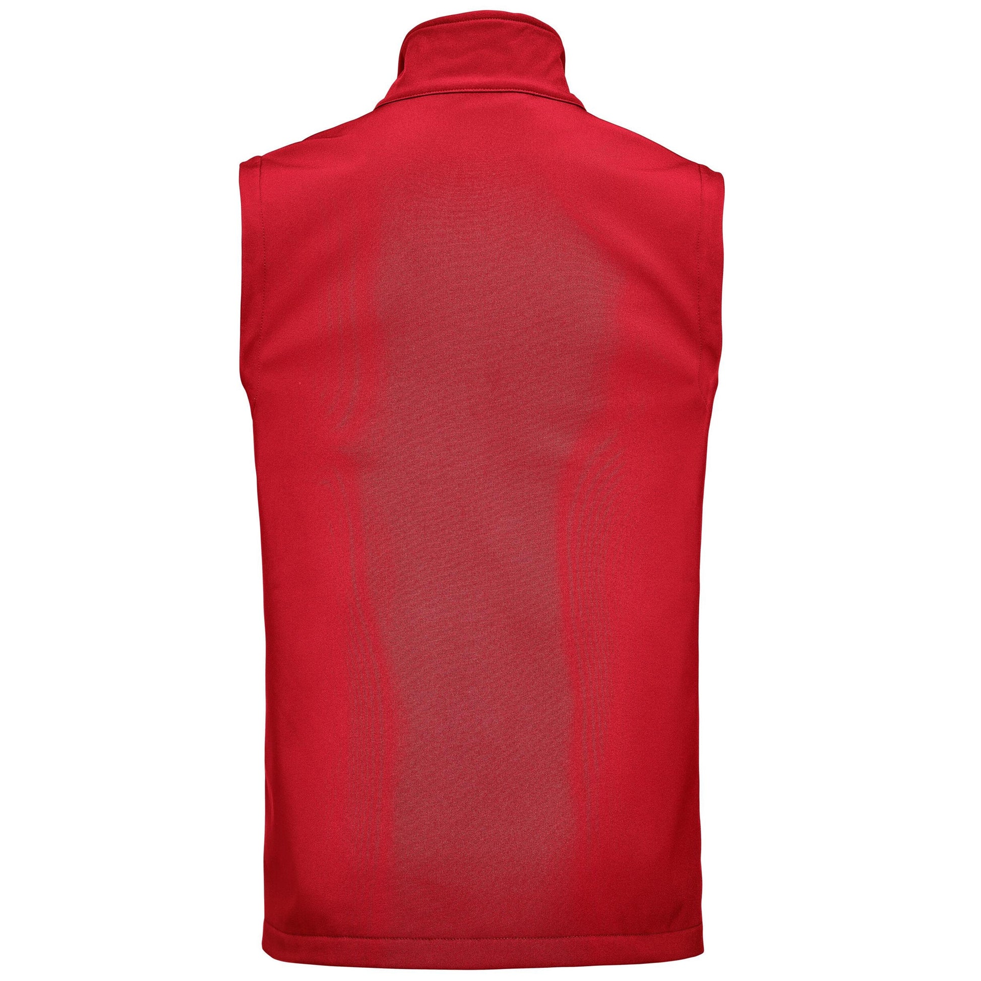 Red - Back - James Harvest Mens Valley Gilet