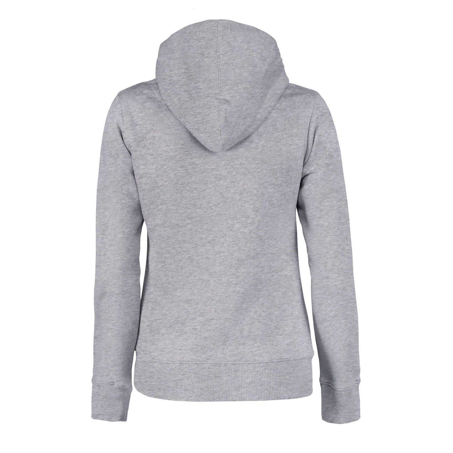 Grey Melange - Back - Printer Womens-Ladies Fastpitch Hoodie