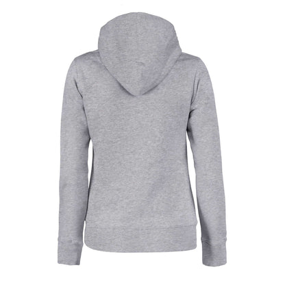 Grey Melange - Back - Printer Womens-Ladies Fastpitch Hoodie