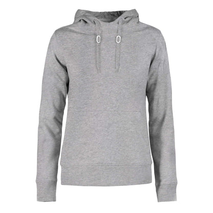 Grey Melange - Front - Printer Womens-Ladies Fastpitch Hoodie
