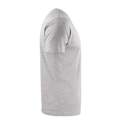 Grey Melange - Side - Printer Unisex Adult Heavier Pro T-Shirt