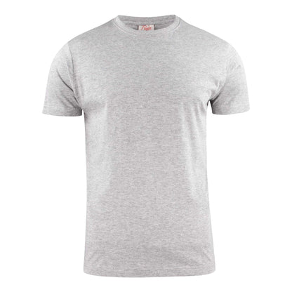 Grey Melange - Front - Printer Unisex Adult Heavier Pro T-Shirt