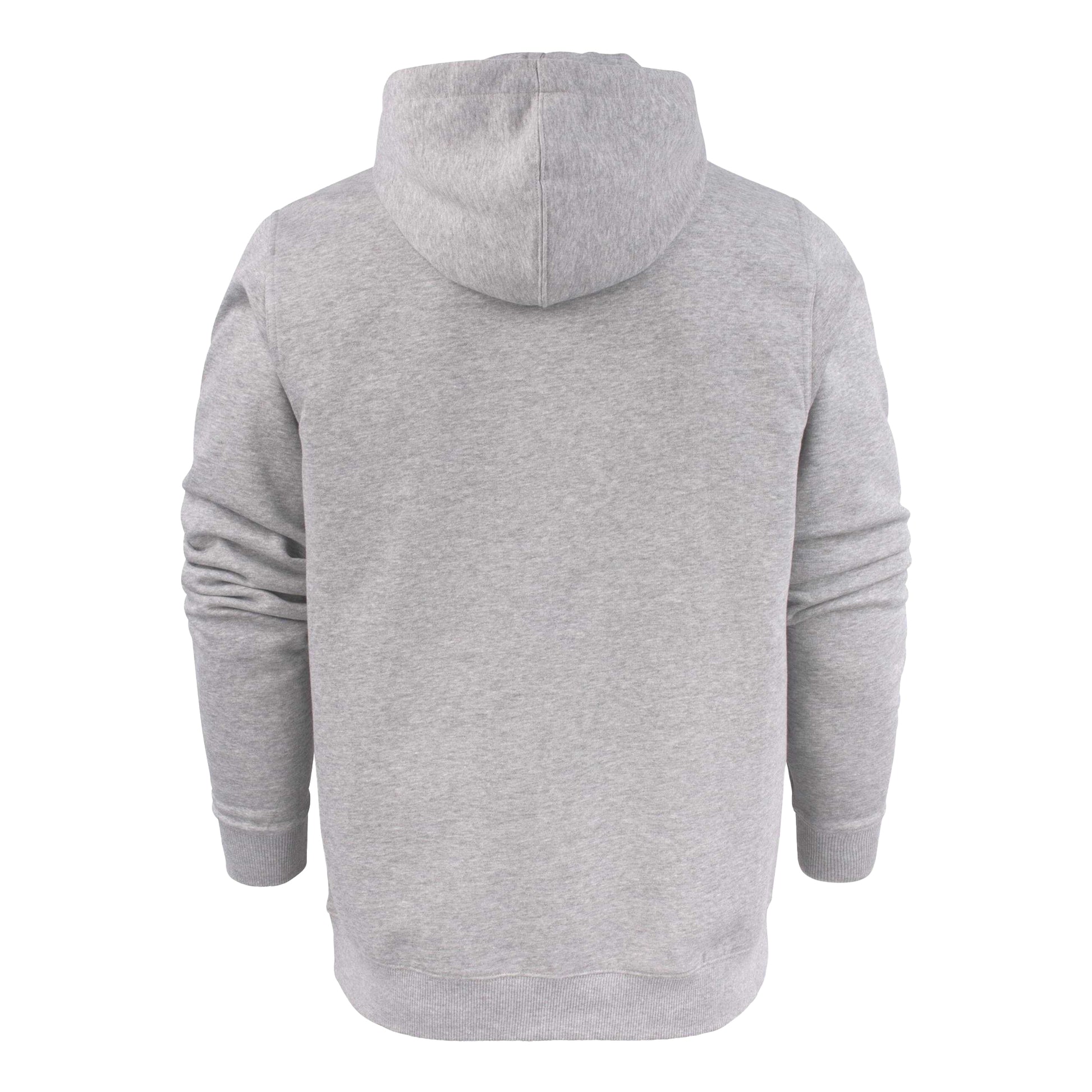 Grey Melange - Back - Printer Womens-Ladies Fastpitch Hoodie