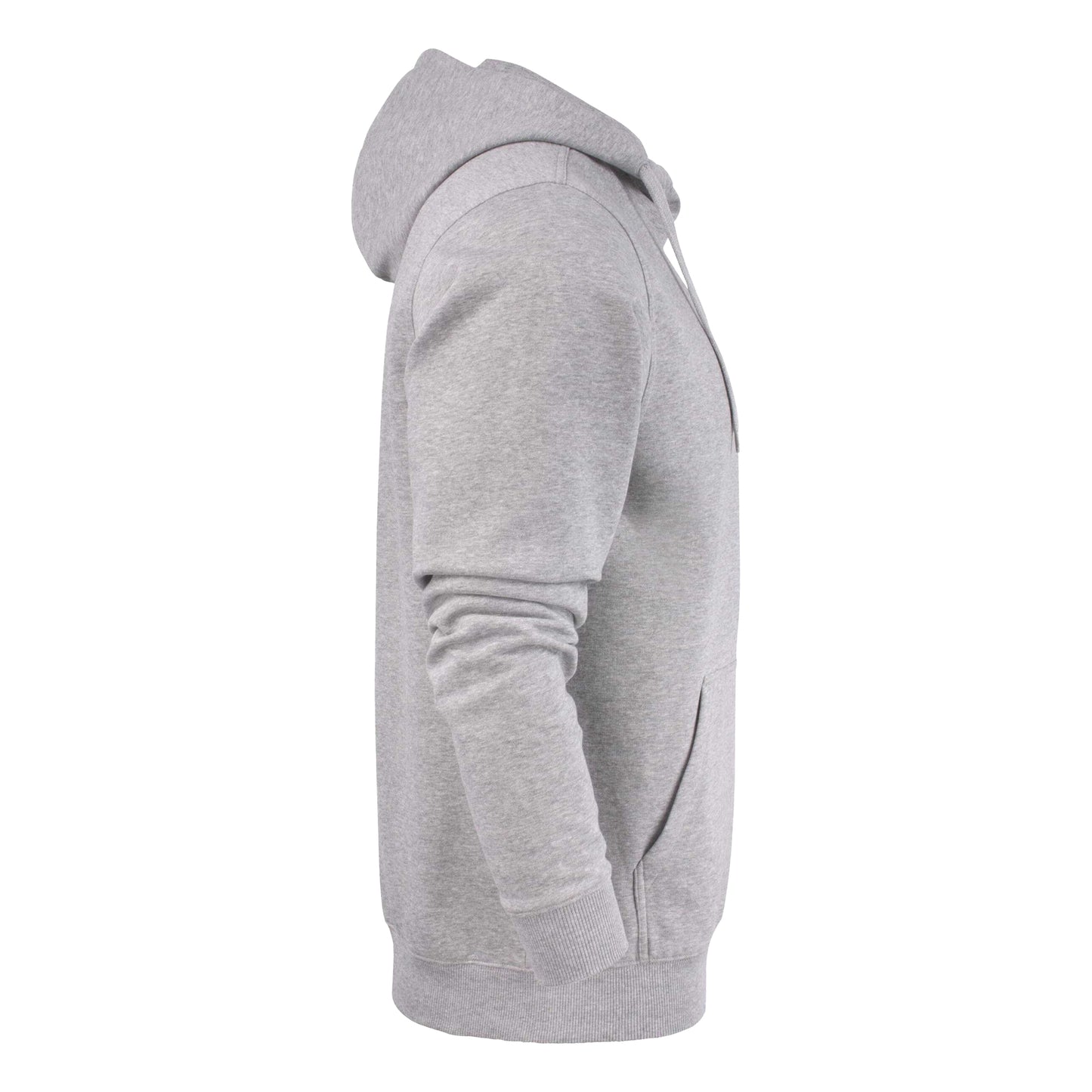 Grey Melange - Side - Printer Womens-Ladies Fastpitch Hoodie