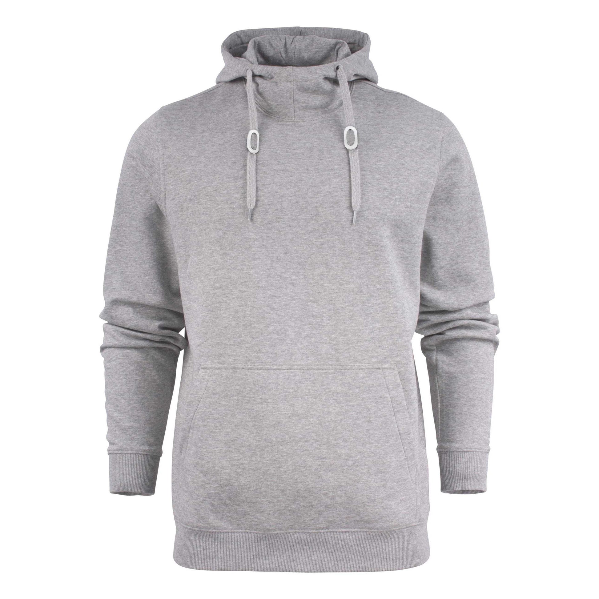 Grey Melange - Front - Printer Womens-Ladies Fastpitch Hoodie