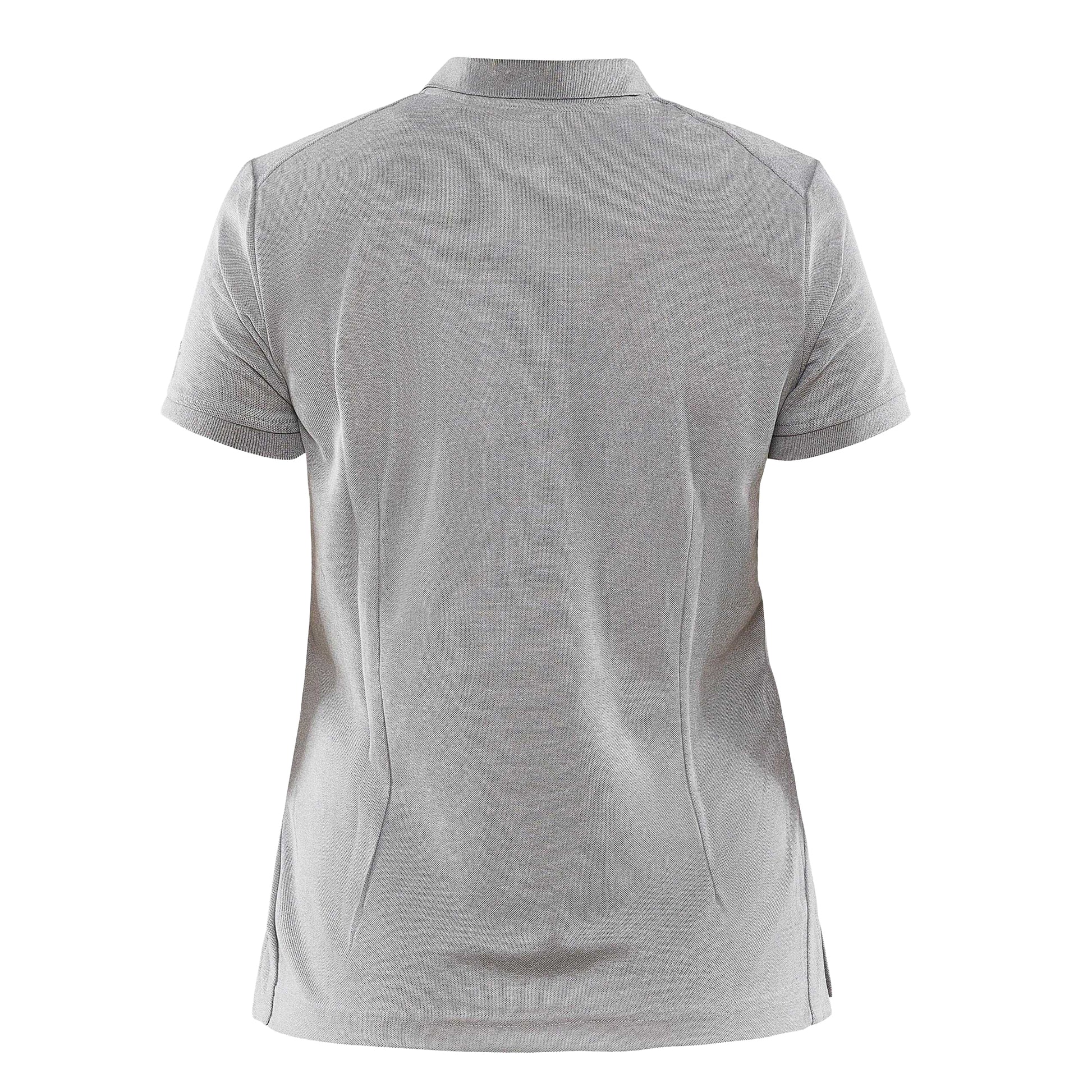 Grey Melange - Back - Craft Womens-Ladies Core Unify Polo Shirt