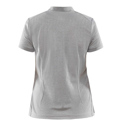Grey Melange - Back - Craft Womens-Ladies Core Unify Polo Shirt