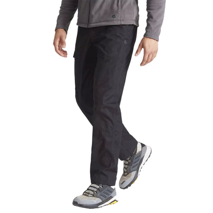 Black - Side - Craghoppers Expert Mens Kiwi Tailored Trousers