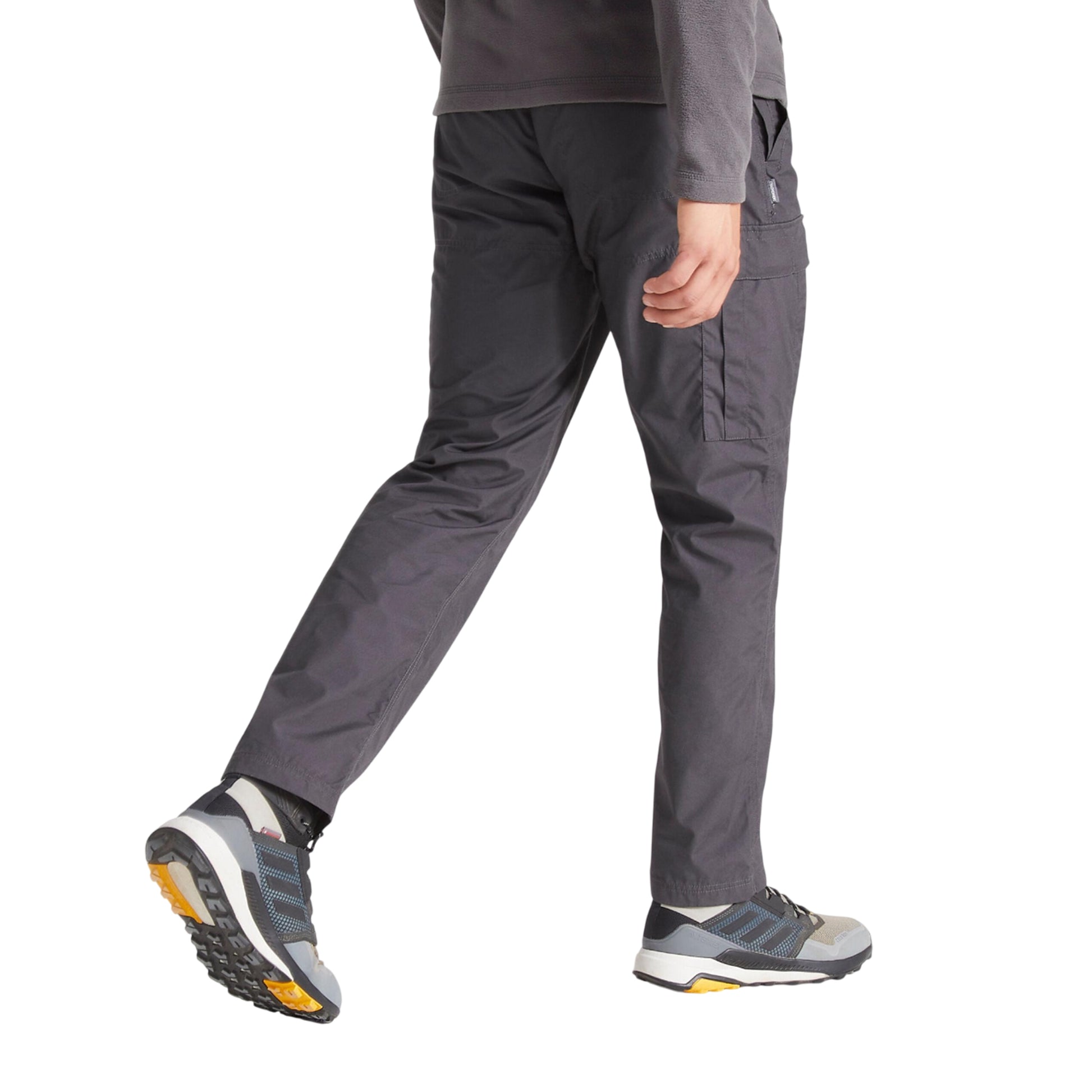 Carbon Grey - Back - Craghoppers Expert Mens Kiwi Tailored Trousers