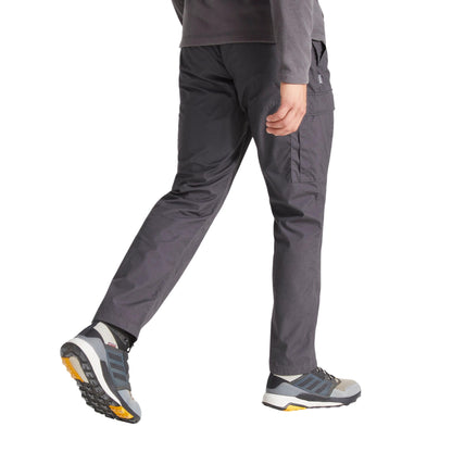 Carbon Grey - Back - Craghoppers Expert Mens Kiwi Tailored Trousers