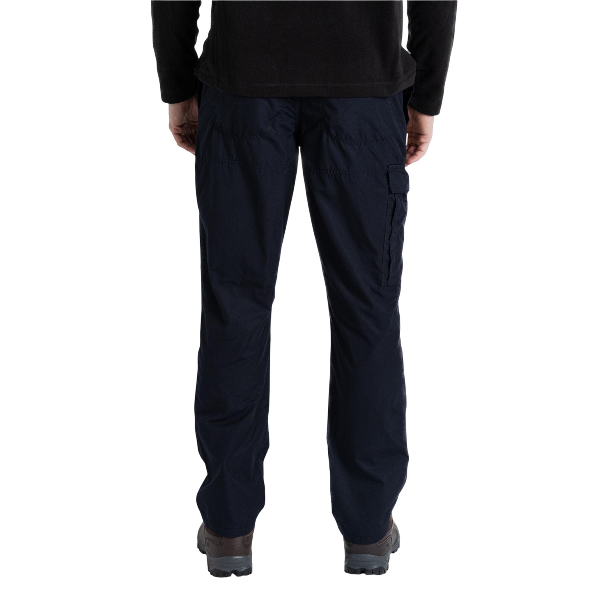 Dark Navy - Back - Craghoppers Expert Mens Kiwi Tailored Trousers