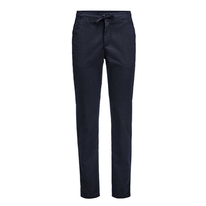 Navy - Front - James Harvest Womens-Ladies Freehold Regular Chinos
