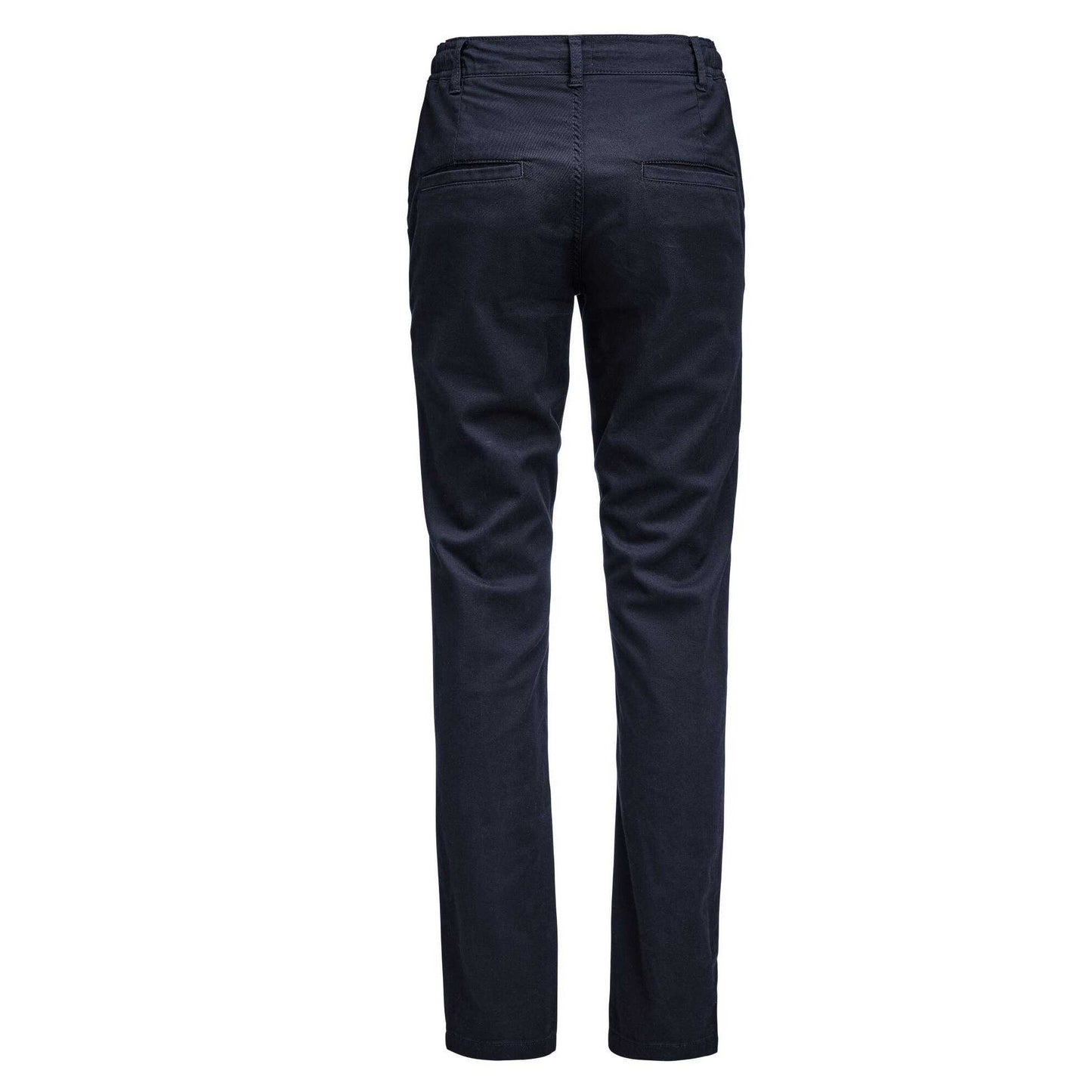 Navy - Back - James Harvest Womens-Ladies Freehold Regular Chinos