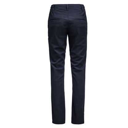 Navy - Back - James Harvest Womens-Ladies Freehold Regular Chinos