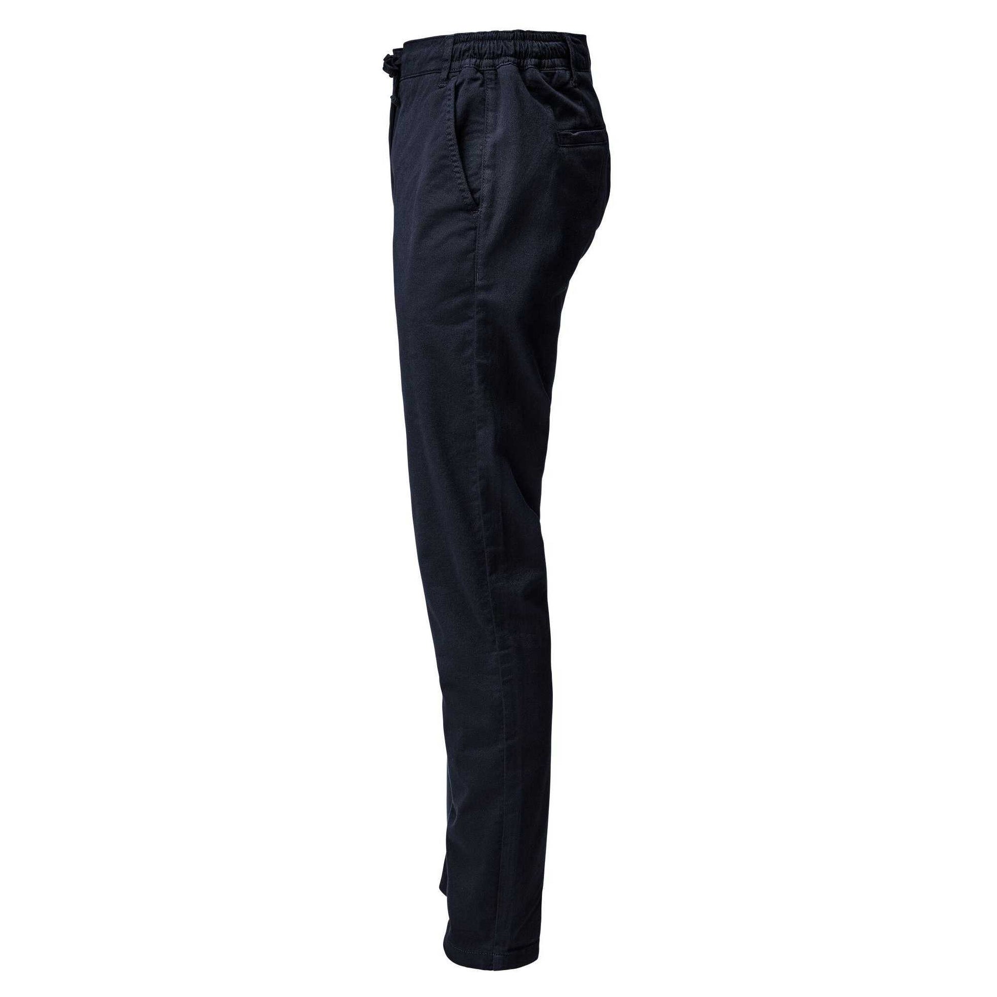 Navy - Side - James Harvest Mens Freehold Regular Chinos