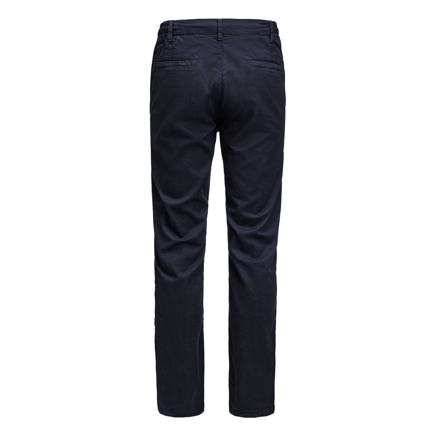 Navy - Back - James Harvest Mens Freehold Regular Chinos