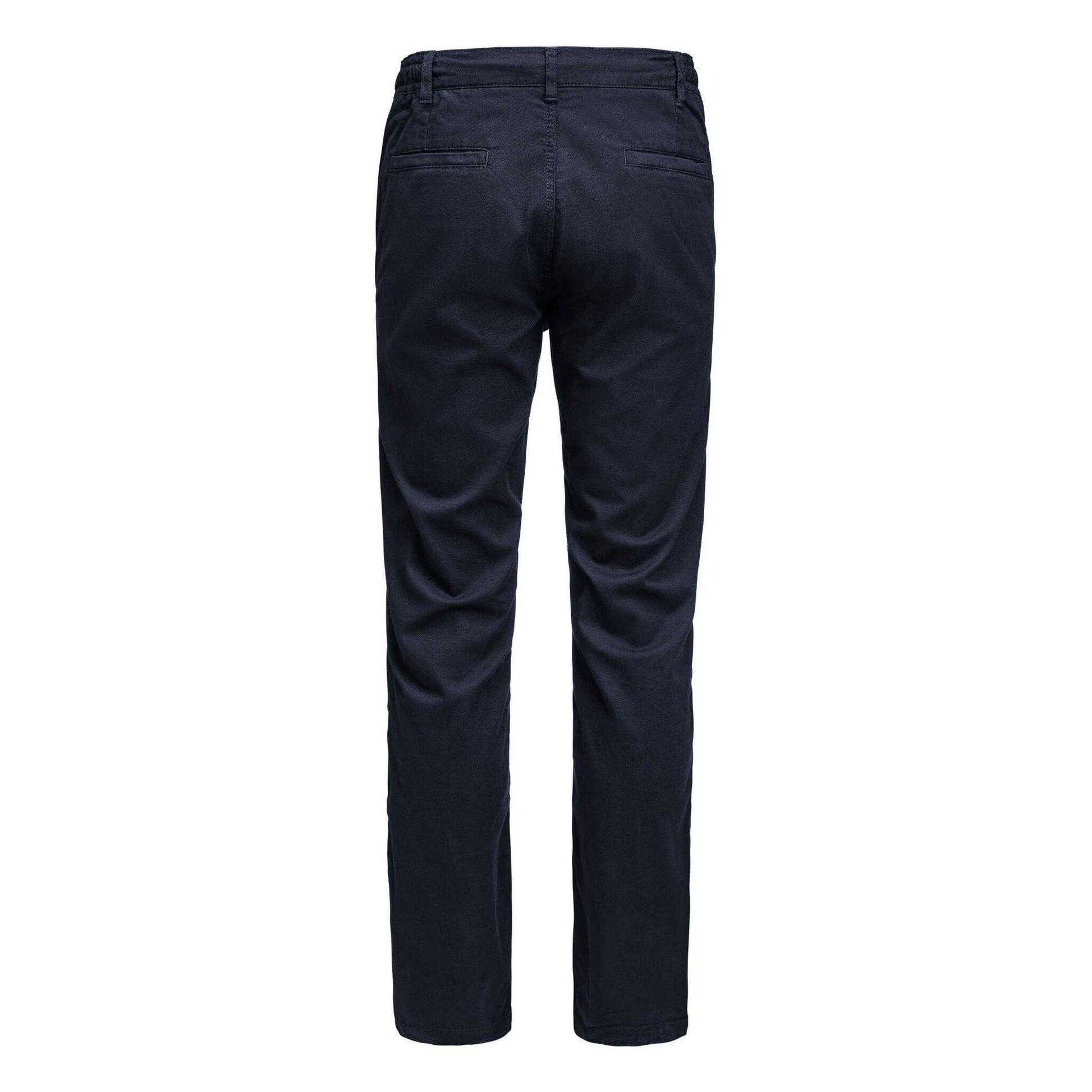 Navy - Back - James Harvest Mens Freehold Regular Chinos